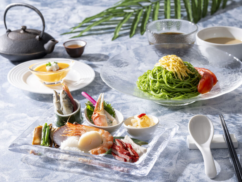 夏の定番！涼を呼ぶ「特選海鮮盛り 冷やし翡翠麺」＠ヨコハマグランドインターコンチネンタル ホテル