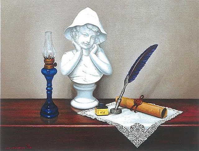 【4月8日~23日】藤沢市・湘南画廊で「田村正幸 油絵小品展」~静物・人物27点を展示~