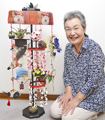古布活かした「平野せつ子創作小物作品展」@座間神社