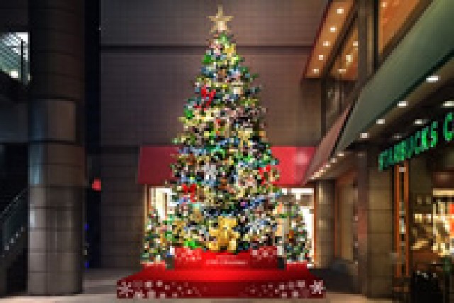 青葉台東急スクエアで楽しむクリスマスツリー
