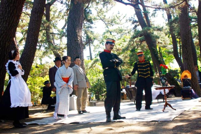 茅ヶ崎で川上音二郎・貞奴の世界観に触れる祭り　9/24・25　趣きある高砂緑地で野外演劇も