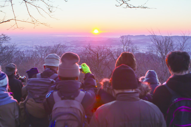初日の出は弘法山から!ニューイヤーウオーク@秦野市