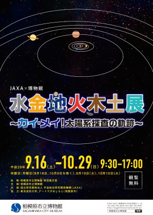 宇宙 太陽系をカイメイ Jaxa 相模原市立博物館の企画展 水金地火木土展 神奈川 東京多摩のご近所情報 レアリア