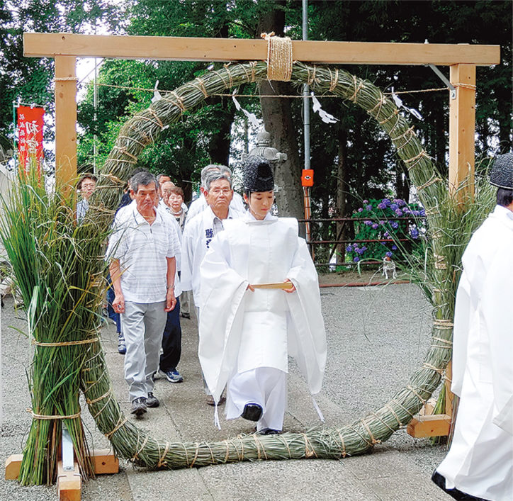 海老名の弥生神社で「夏越の大祓式」