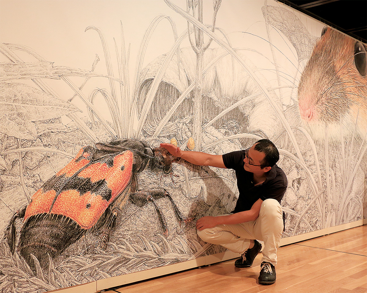 舘野鴻絵本原画展「ぼくの昆虫記-見つめた先にあったもの-」 レアリア