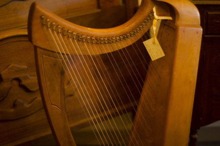 「高津区のまちの記憶を次世代につなぐ」朗読劇とハープ演奏