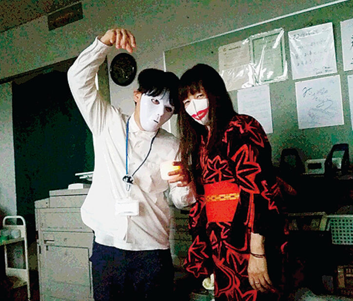 有馬図書館で「きもだめし」【小学生20人】