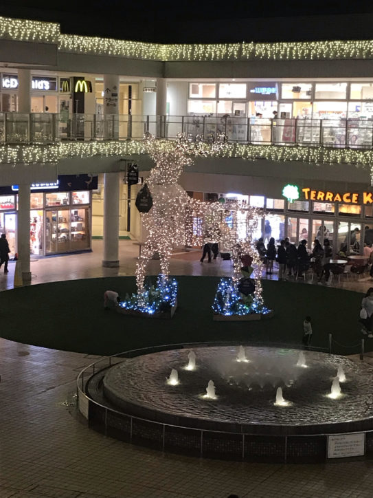 「たまプラーザ テラス」2018年のクリスマスは首都圏最大級！トナカイのオブジェが初登場