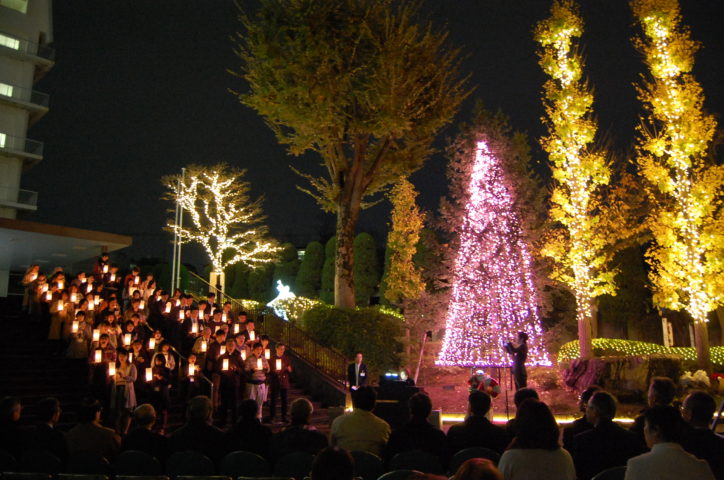 聖マリアンナ医科大学で癒しのクリスマスイルミ点灯(川崎市宮前区) 聖マリアンナ医科大学で癒しのクリスマスイルミ点灯(川崎市宮前区)