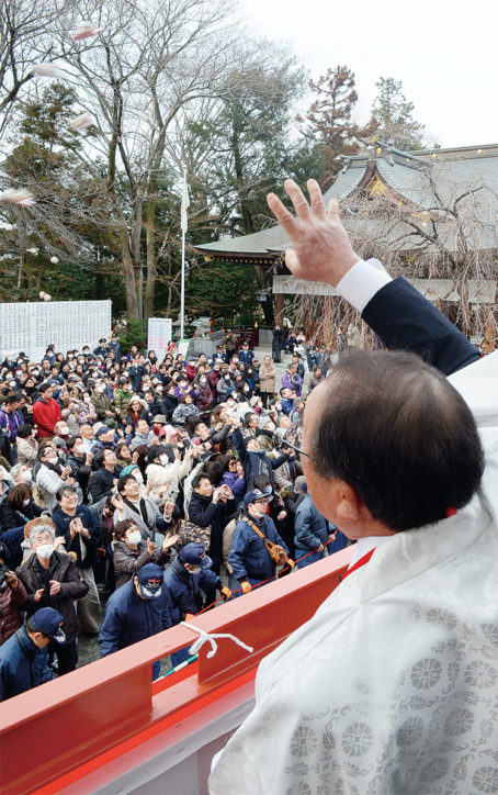 鈴鹿明神社「節分祭」豆まきは11回開催予定