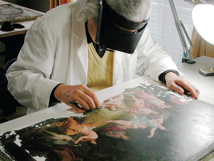 イタリア公認絵画修復士に聞く絵画修復の世界＠永田地区センター