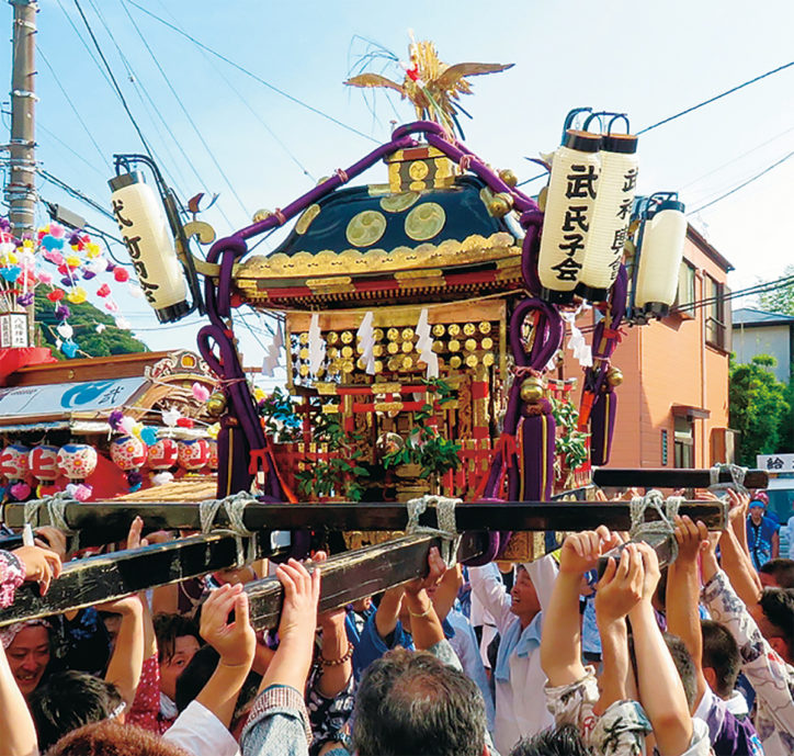 八坂神社で夏祭り7月13・14日　獅子舞やお囃子など【横須賀市武】