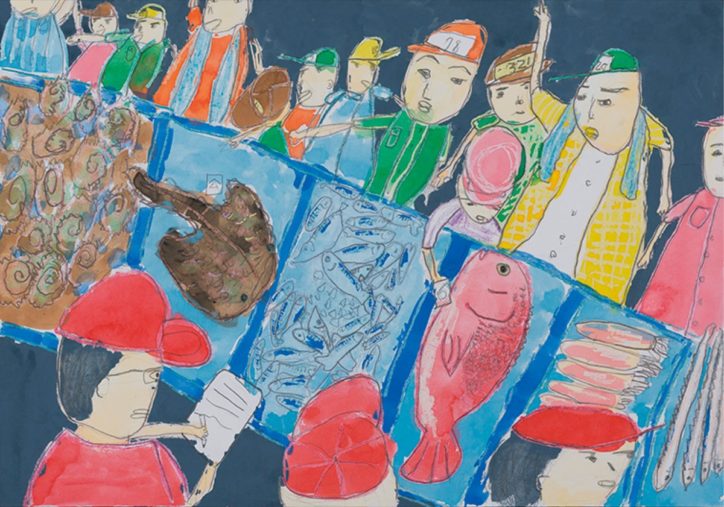 第20回カナガワビエンナーレ国際児童画展　大賞･特別賞の作品など80点を展示　金沢公会堂