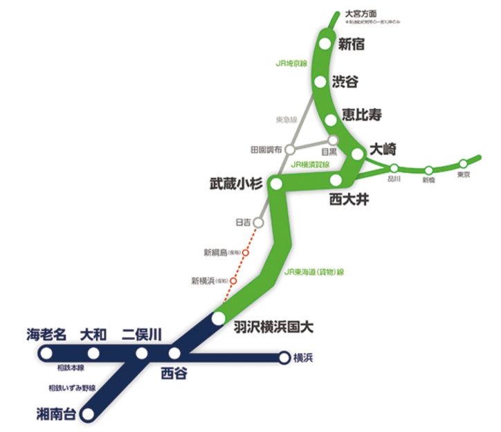 相鉄・ＪＲ 直通線11月30日 開業！横浜市西部から都心へ利便性向上