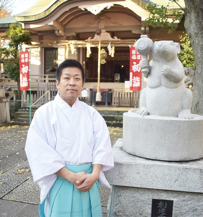 狛｢ねずみ｣にチュー目集まる！横浜市西区の戸部杉山神社