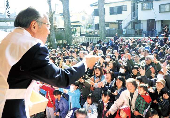 座間市の栗原神社「節分祭」神楽殿で豆まき祭事の参加者募集中