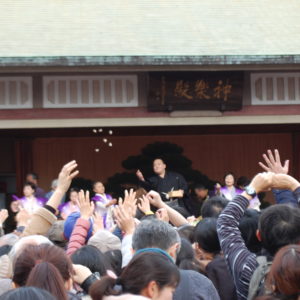 2020年新年の幸福や安全を祈る「町田天満宮　節分祭」小野川親方登場【東京都町田市原町田】