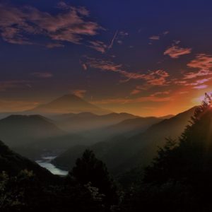 「丹沢湖の夕暮」が最高賞　山北の観光写真コンクール