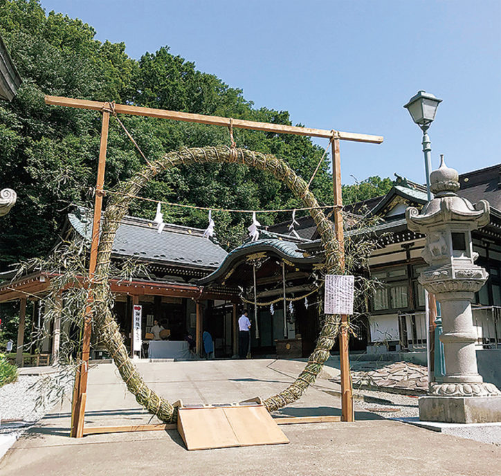 穢れ清める夏越の大祓 30日　琴平神社で