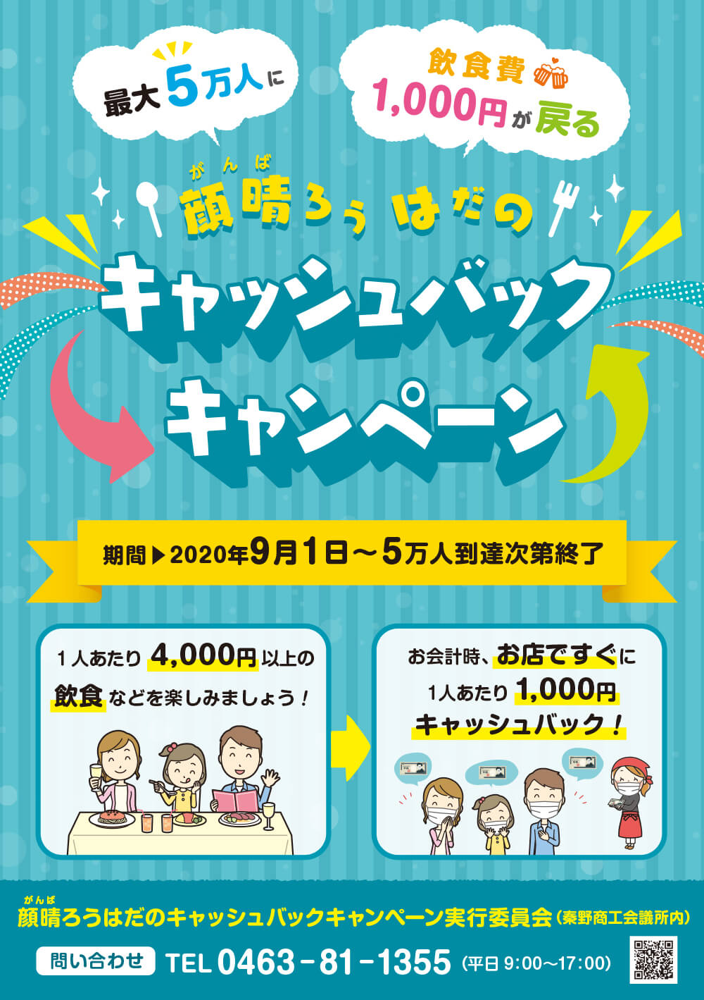 ハダ恋にぎわい商店街&観光・土産まるごと情報 - 顔晴ろうはだのにぎわいプロジェクト「キャッシュバックキャンペーン」 ハダ恋にぎわい商店街&観光・土産まるごと情報 - 顔晴ろうはだのにぎわいプロジェクト「キャッシュバックキャンペーン」