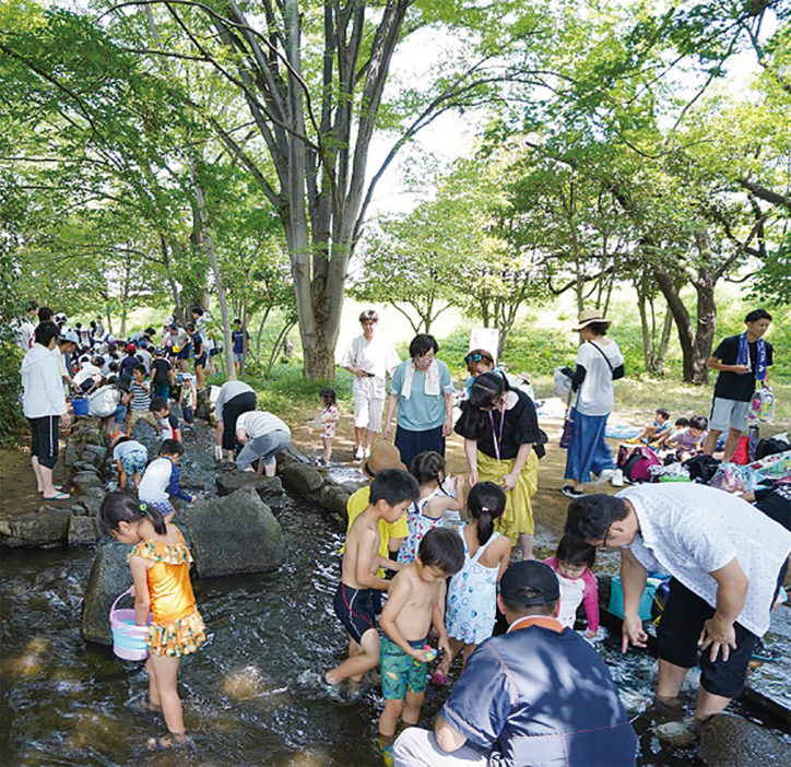魚つかみに800人 菅町会 延期も盛況に【2019年8月16日号】