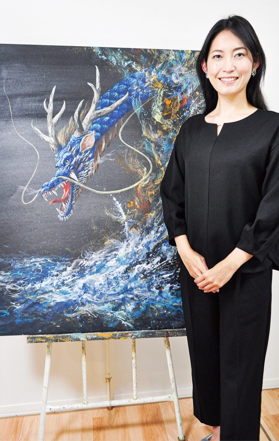 大磯・照ヶ崎海岸の風景からインスピレーションで描く「日本画展～蒼～」＠そごう横浜店