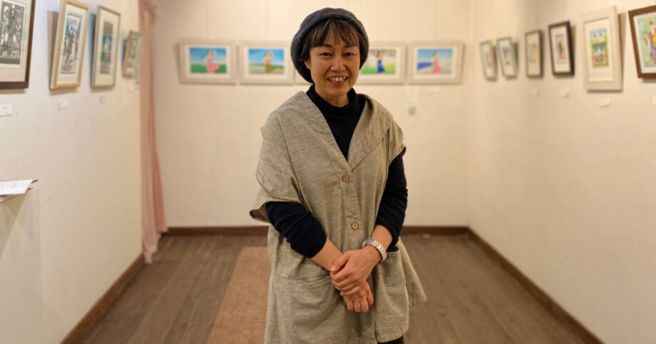 ＜木版画家　古知屋恵子さんの茅ヶ崎暮らし＞25年間、毎年カフェ＆ギャラリーで個展を開催。温かく、素朴な作品を作り続けるアーティスト
