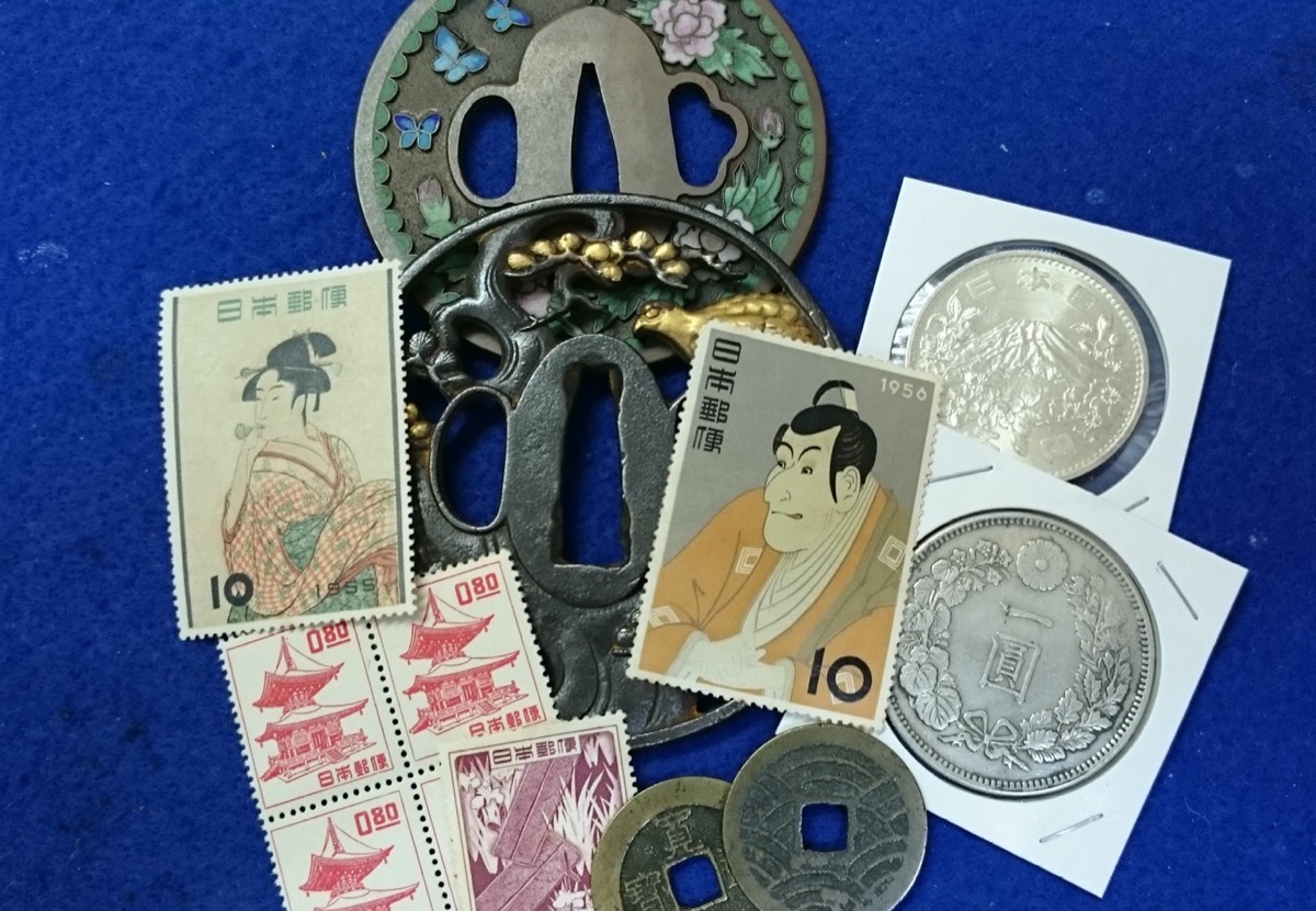 NO291切手と硬貨の古い物でです。 NO291切手と硬貨の古い物でです。 NO291切手と硬貨の古い物で