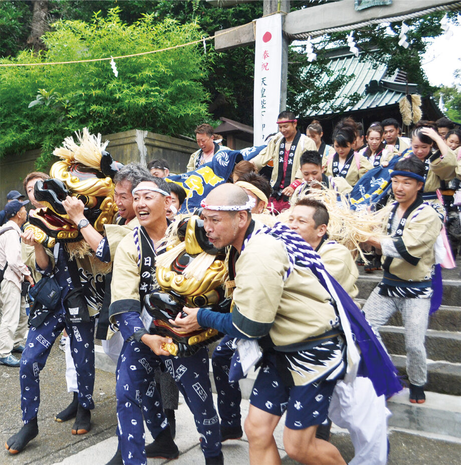 三崎海南神社・夏の例大祭で2021年も「唐櫃（からびつ）」が巡行【7月16・17日】コロナ禍で獅子・神輿は中止
