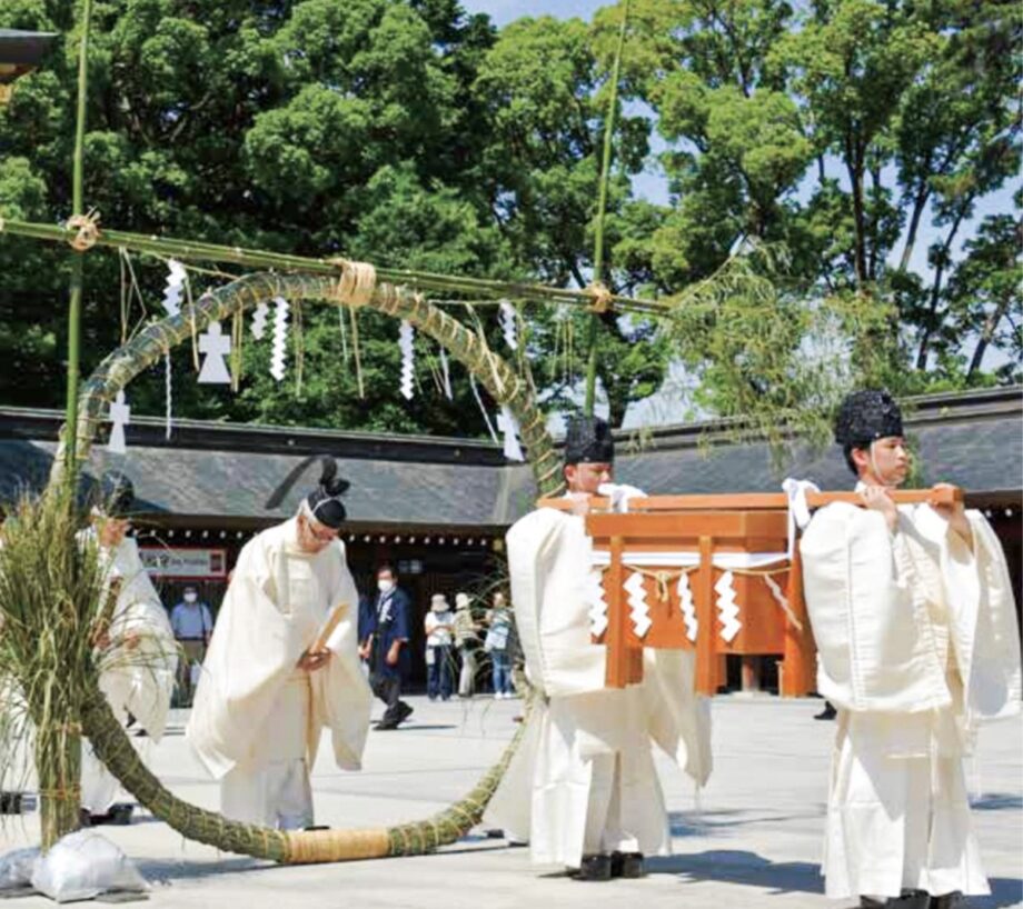 寒川神社で日常生活の平穏を願う「夏越の大祓式」並「茅の輪神事」2025年6月30日＠寒川町