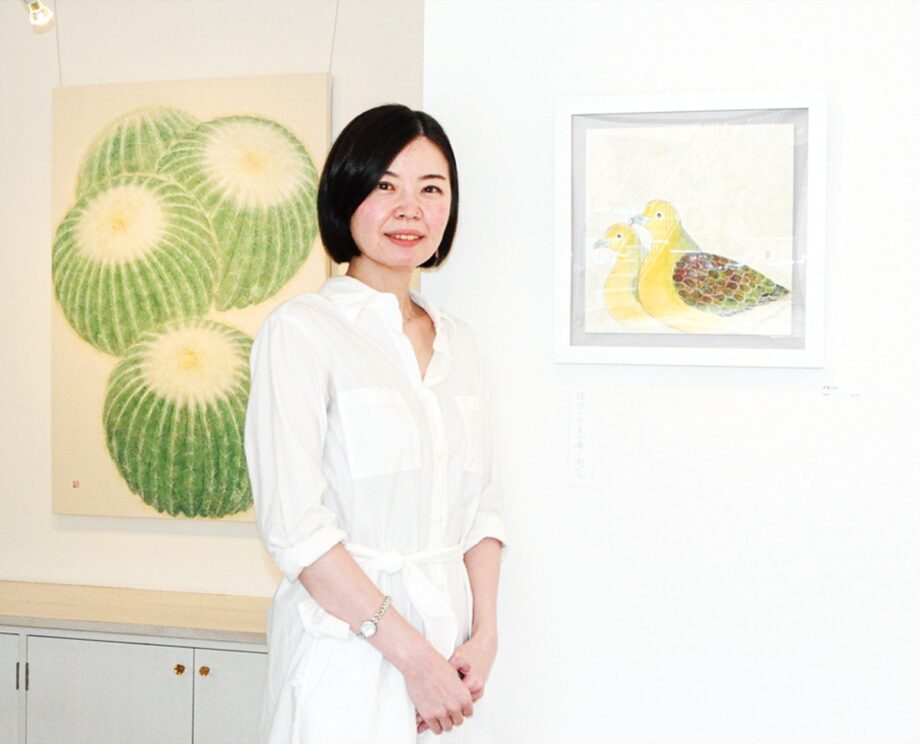 【観覧無料】日本画家・前田有加里さんの日本画展　開催中＠大磯町　ギャラリーさざれ石