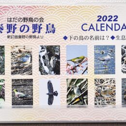 『新訂版　秦野の野鳥』 第３弾2022年カレンダー発売