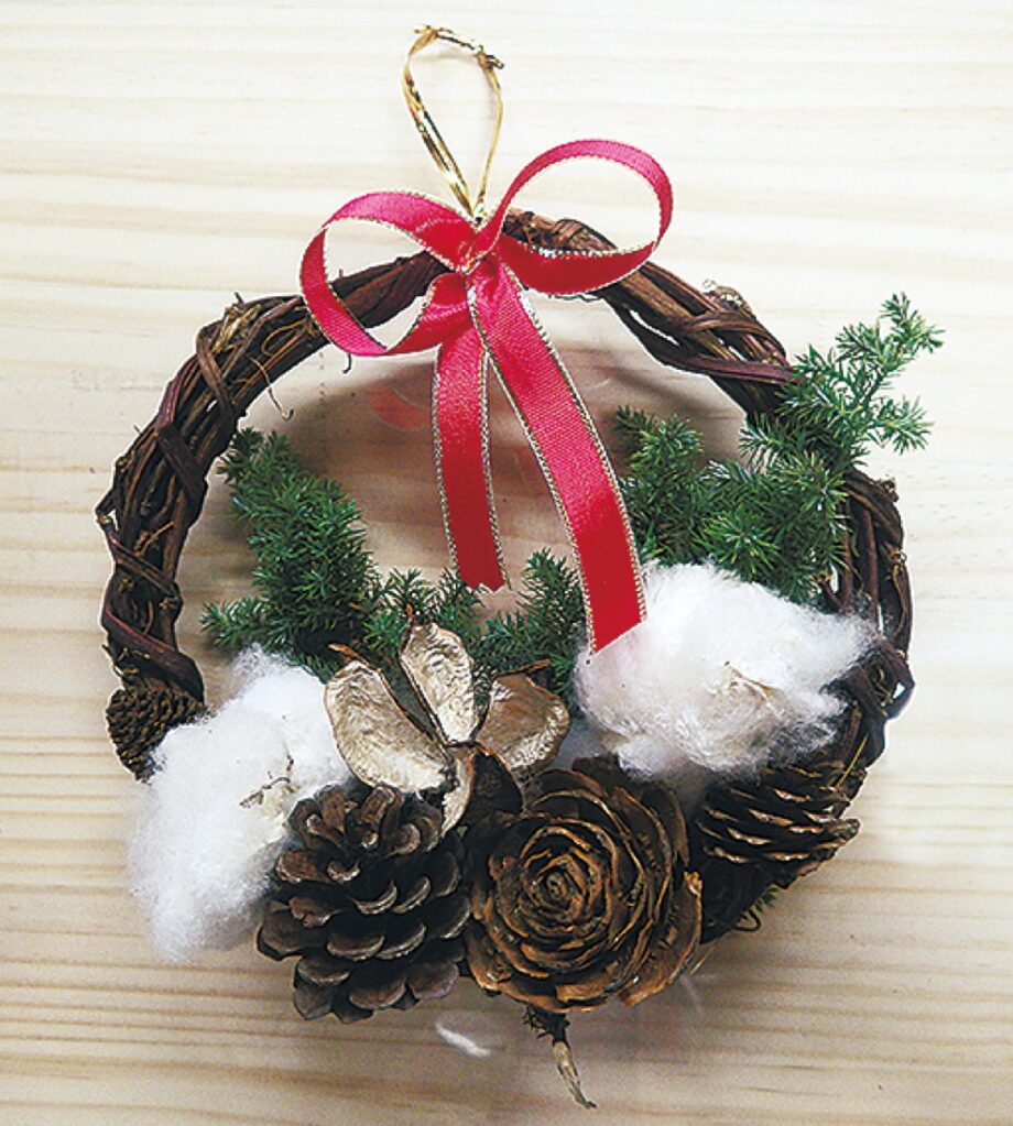 秦野市くずはの家で11月27日～「自然素材のクリスマス飾り〜ちっちゃな展示会」