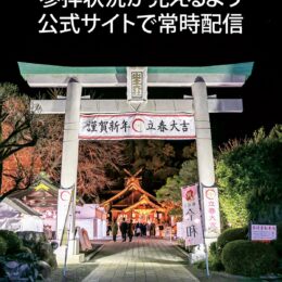 【2022年・初詣】関東のいずもさん　出雲大社相模分祠　二月末まで竹灯籠やぼんぼりでライトアップも　