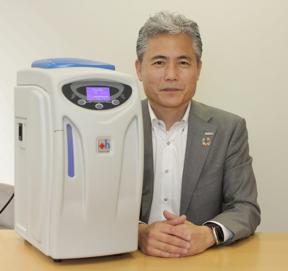 株)ドクターズ・マン自社開発の「水素吸入機」が慶應大の研究で成果