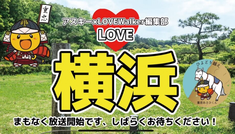 畠山重忠関連の動画公開「横浜LOVE Walker」