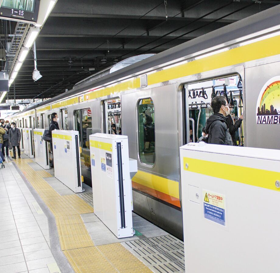 ＜川崎市・ＪR武蔵小杉駅＞ 南武線では初のホームドア設置！2022年３月から使用へ