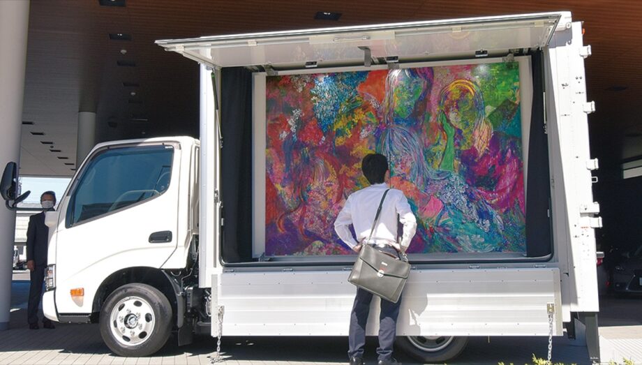 【横浜市港北区】トラックで楽しむアート 3月27日、岸根公園で展示会