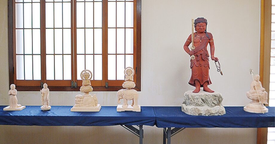 横浜市緑区の福泉寺で仏像彫刻の作品展 ＜2022年５月８日まで＞