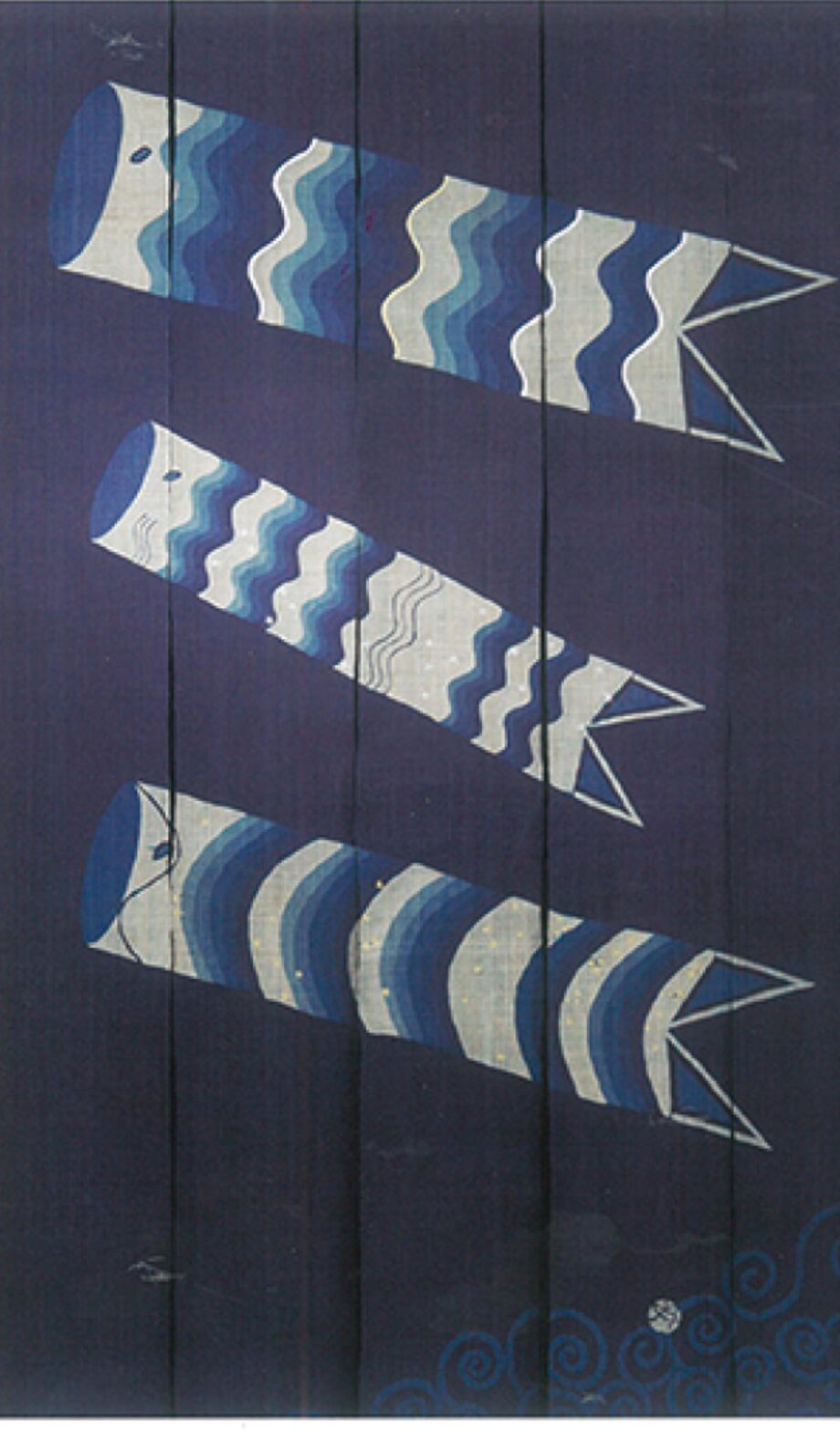 天然の藍染め　テーマは「端午の節句」作品展示会＠横浜市中区