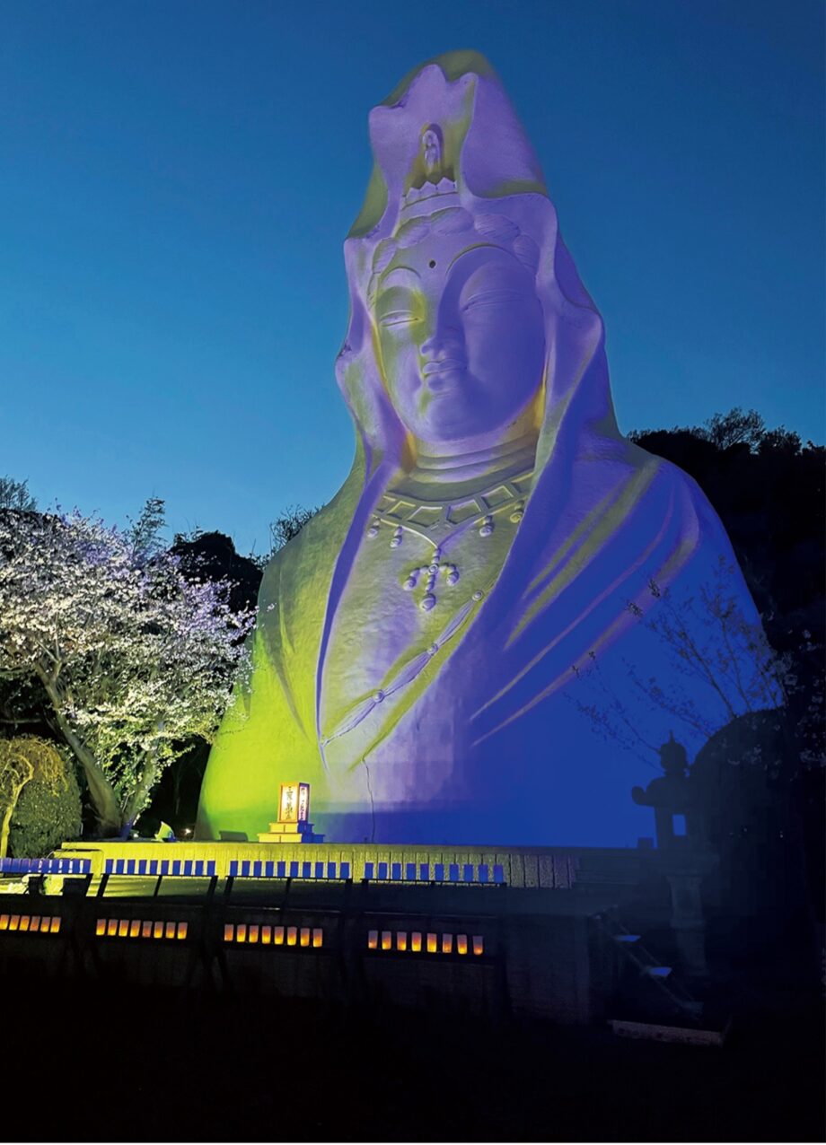 【ウクライナ支援】大船観音でライトアップ！4月20日(水)まで（鎌倉市）