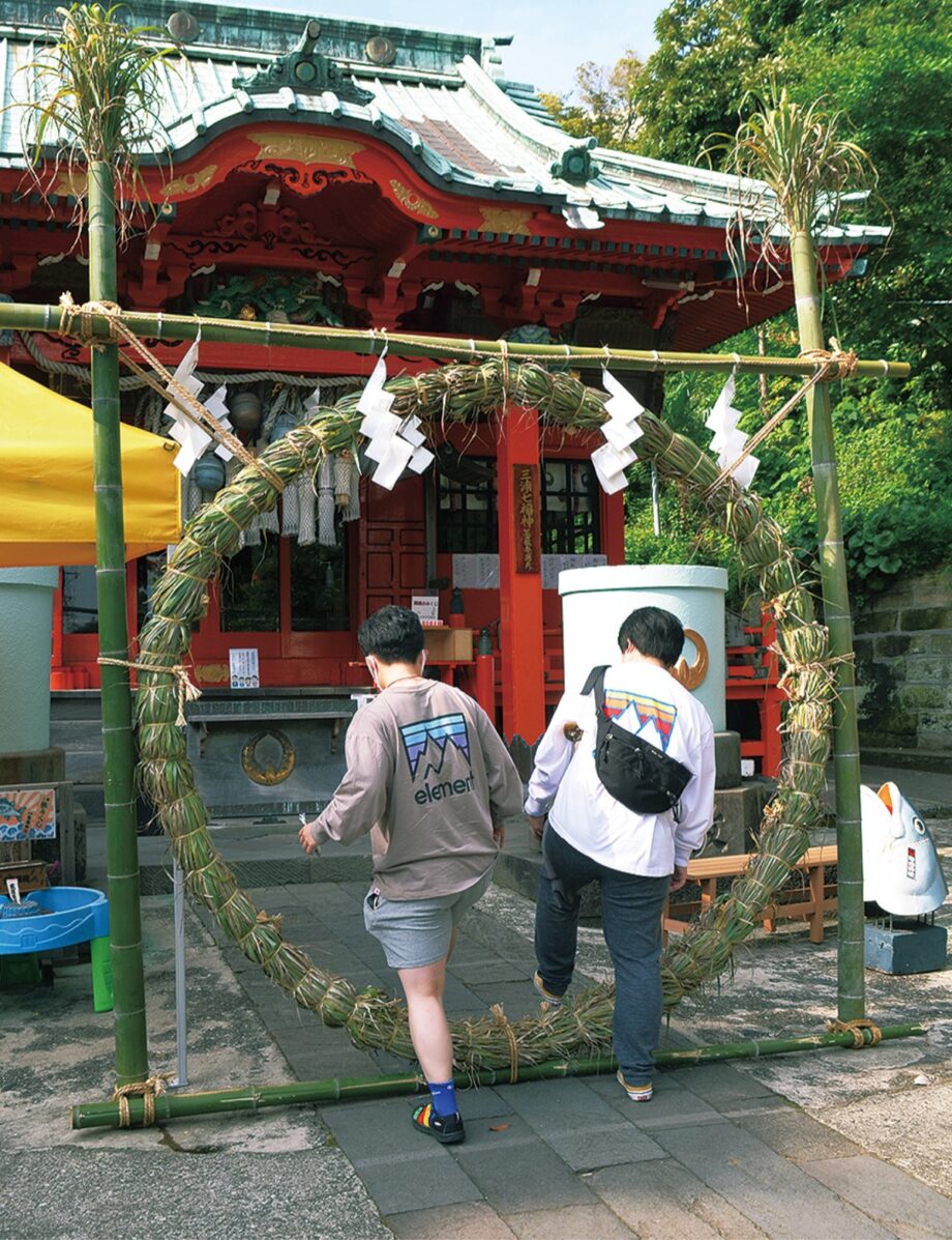 三崎海南神社で「夏越しの大祓」と平穏無事を願う”夏詣”で期間限定の御朱印頒布も