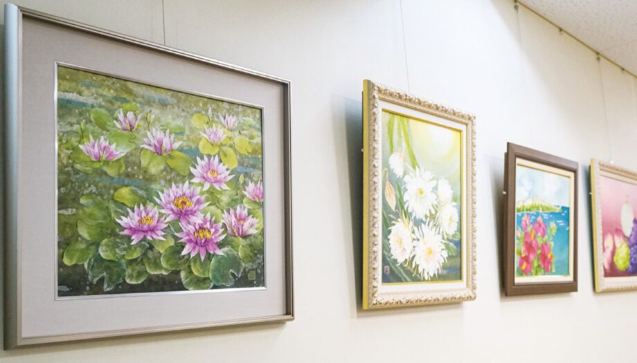 ちぎり絵「夏の思い出」各所に展示＠横浜市旭区