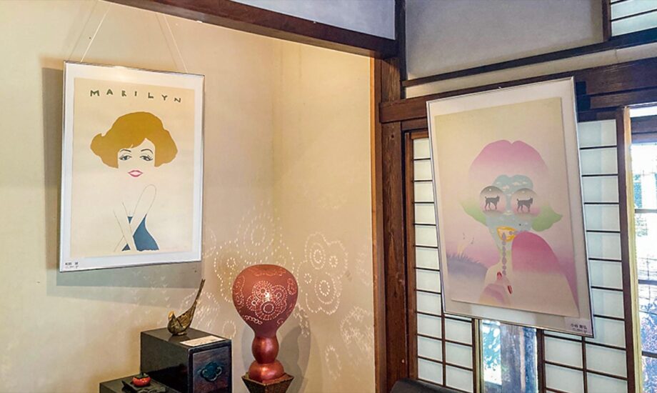 葉山の古民家カフェでマリリン・モンロー題材に和田誠ら著名イラストレーターなどの作品展示8/30まで