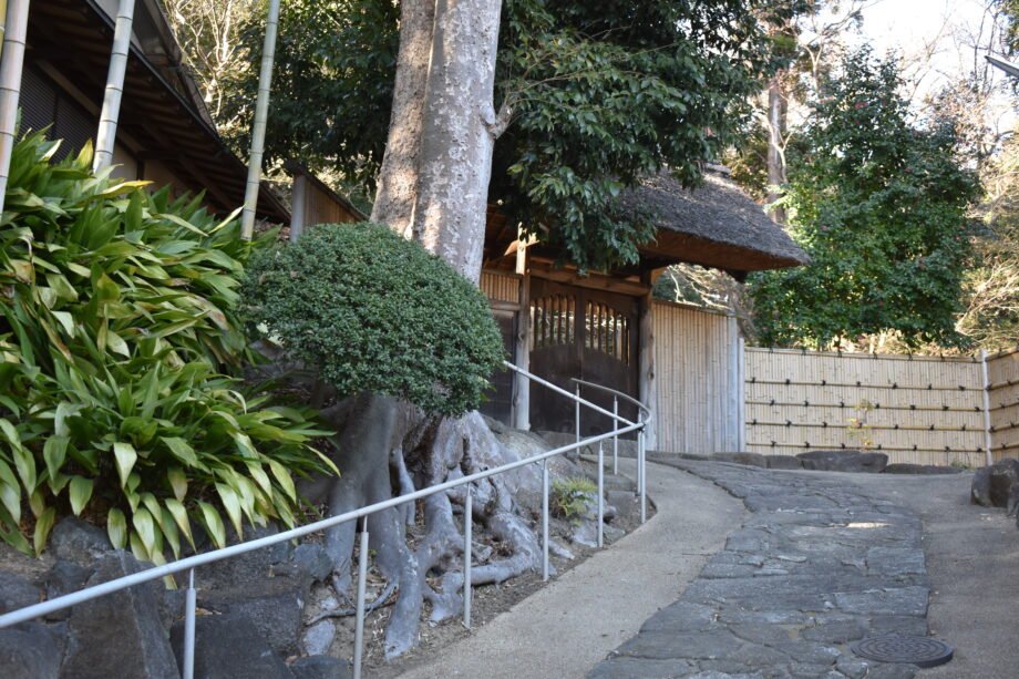 旧川合玉堂別邸(二松庵)庭園 「お茶を楽しむ」<横浜市金沢区>