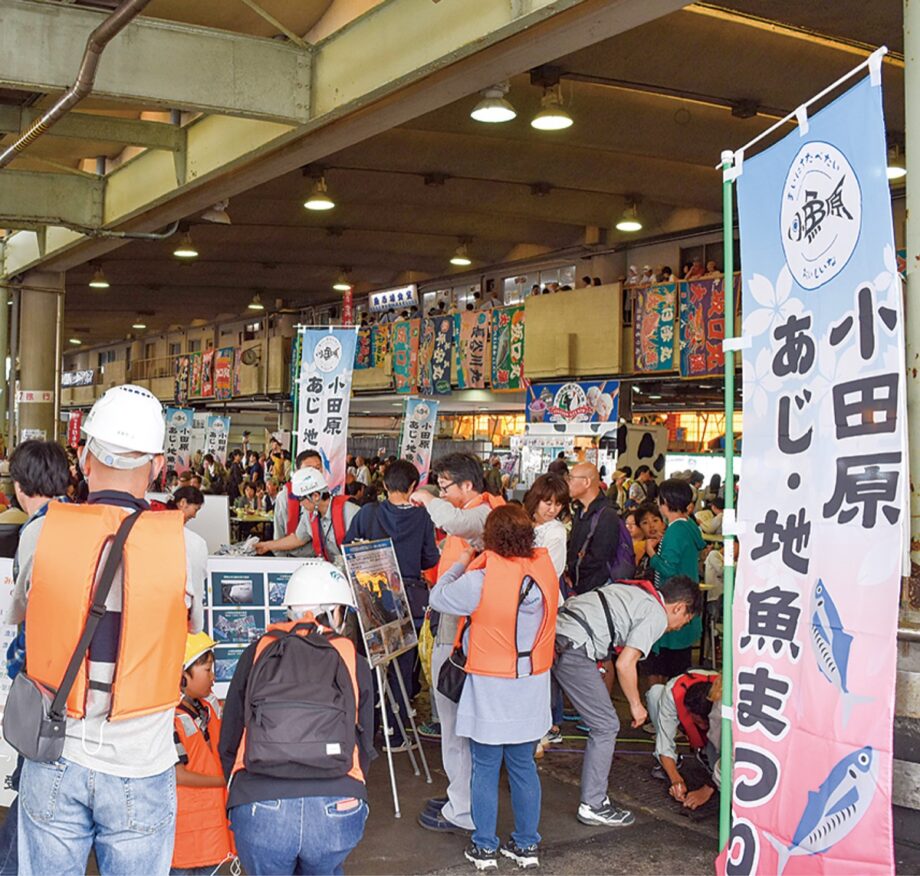 小田原漁港で「小田原あじ・地魚まつり２０２２」地魚販売の他、模擬セリやかます棒作り体験など