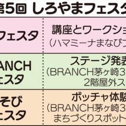 茅ヶ崎市で「第５回しろやまフェスタ」2022年11月3日