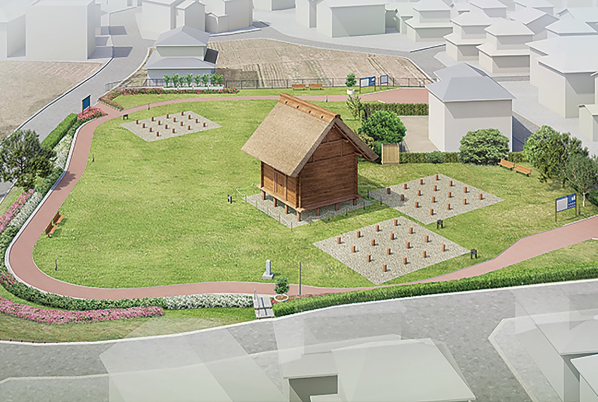 川崎市初の国史跡指定「橘樹官衙（たちばなかんが）遺跡群」の建物復元
