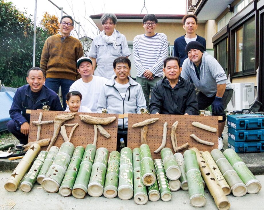 小田原市久野で「坂下イルミ２０２２」2022年も開催！手作りの竹とうろうで地域を照らす