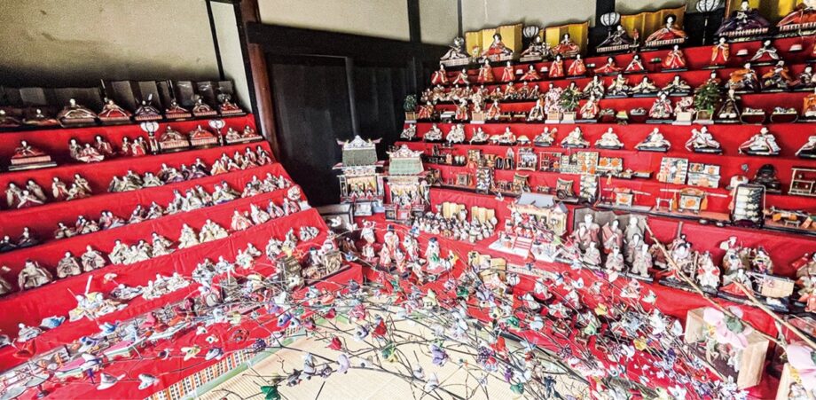 長屋門公園の園内各所で人形や吊るし雛、人形劇の公演も@横浜市瀬谷区